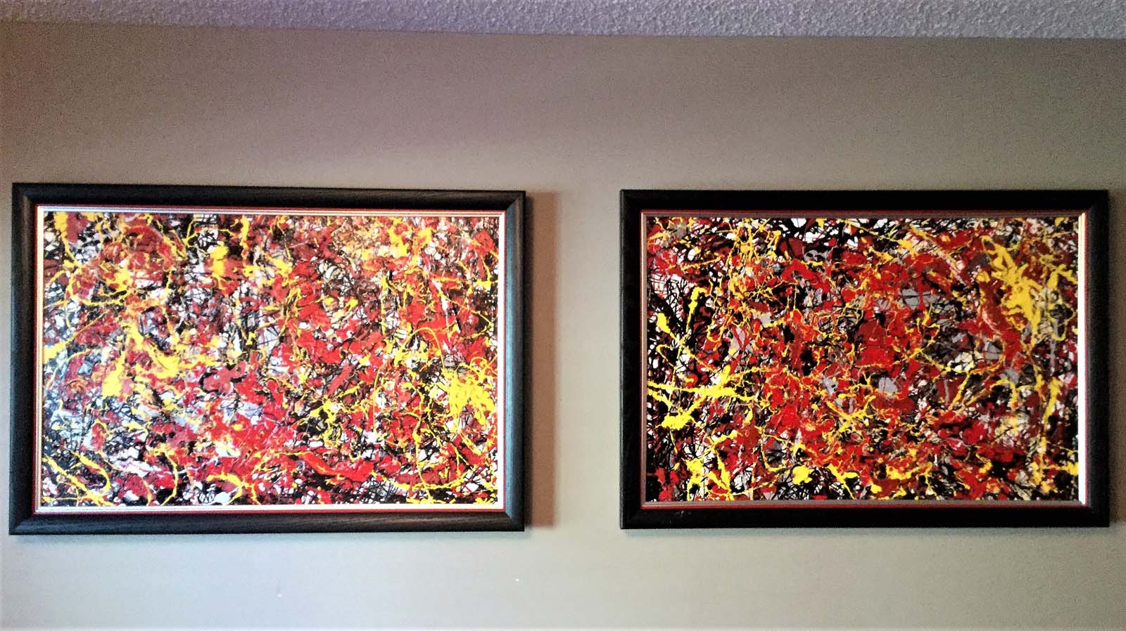 Conquer Diptych Artwork By Ryan Groot