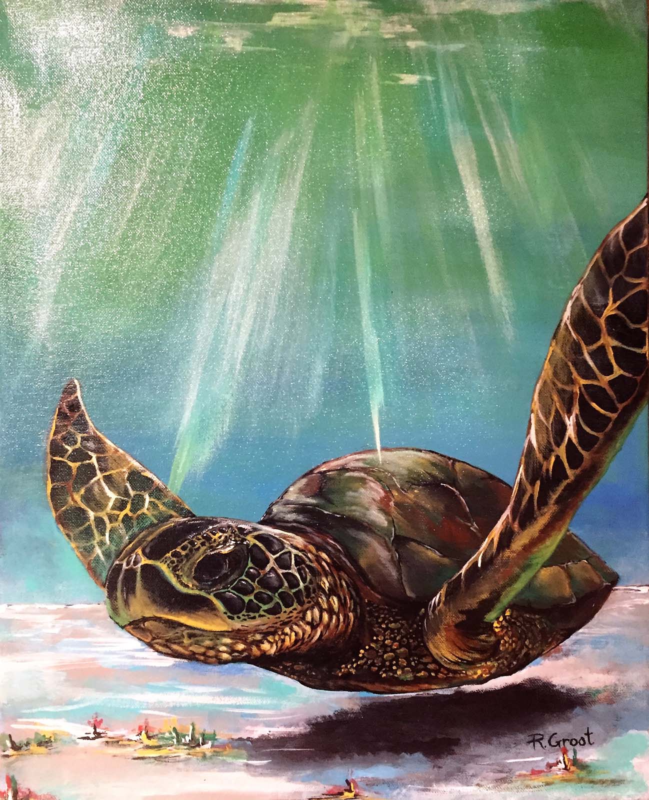 Tortoise Original Canvas Art