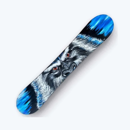 Custom Snowboard Art in Calgary - Abominable