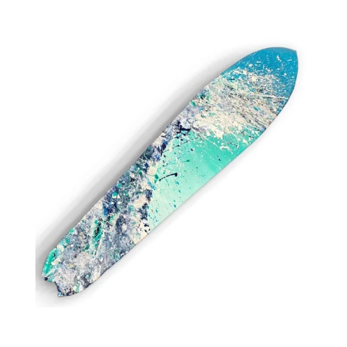 Custom Surfboard Painting in Calgary - AquaMarine