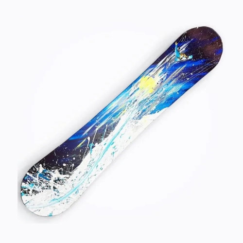 Original Snowboard Artwork - Take Off