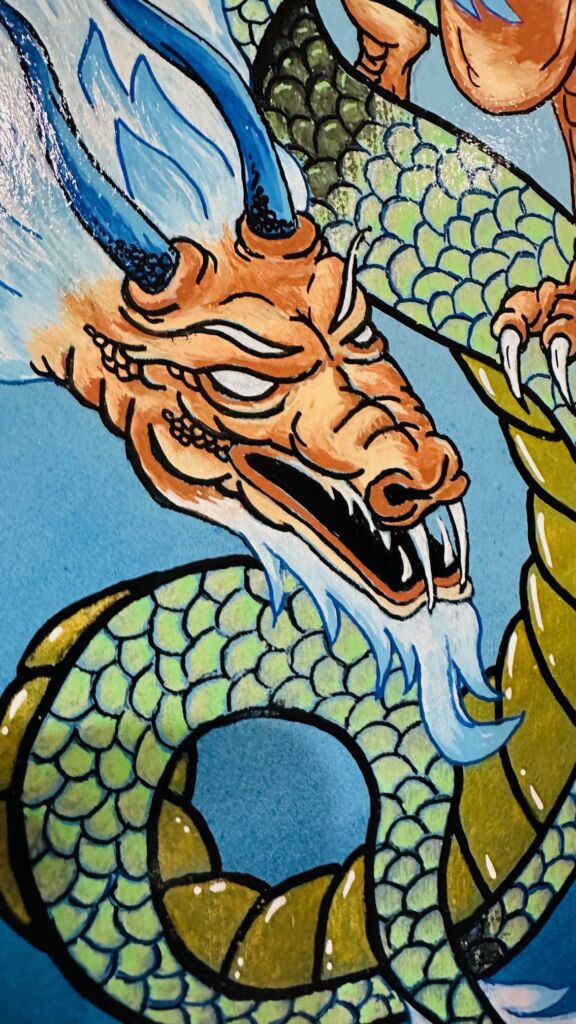Dragon Boat Symbol -Ryan Canvas Art