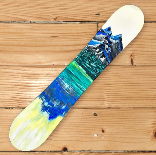 Snowboard Painting in Calgary